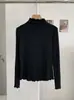 KEKEZOON 2026 principios de otoño nueva camiseta versátil de color liso con cuello con volantes, hombro normal, manga larga, corte ajustado 9016