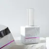 Frasco dispensador de acrílico personalizado de 15 g y 50 g para esmalte de uñas en gel, con revestimiento interior de alta calidad bloqueador de luz, electrochapado. Frasco para esmalte de uñas en gel al por mayor.