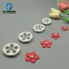 4 Piezas Molde de Corte Flor de Ciruelo sin Mango Lindo Dibujo Animado Molde de Plástico para Pastel Molde para Hornear Molde de Utensilio para Hornear DIY