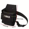 Bolsa de Cintura para Herramientas de Entrega Inmediata, Tela Oxford, Bolsa para Herramientas Resistente al Desgaste y Duradera, Bolsa para Electricista, Bolsa de Almacenamiento con Gancho Multifuncional, Se Puede Enviar en Nombre de Otros