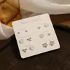 Novos Brincos Bio-Cerâmicos Antialérgicos 2026 com Pinos de Cerâmica, Não é Necessário Remover ao Dormir, Brincos Cor de Café para Mulheres, Elegantes Acessórios de Orelha Atacado