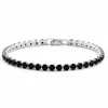 Pulseira de zircônia da moda transfronteiriça feminina nicho simples cristal pulseira de alta qualidade acessórios joias joias joias atacado