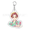 Kpop Onda Coreana Caçadora de Demônios Grupo Feminino Merchandise Chaveiro Lumi Mila Zoi Feito por Fãs Pingente Dupla Face de Acrílico