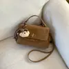 Bolsa Feminina Casual da Moda, Nova Coleção Primavera 2025, Design de Nicho, Bolsa Transversal Simples Tendência, Bolsa Quadrada Pequena Retrô