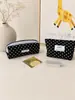 Bolsa de Cosméticos Retro de Pana, Bolso Clutch Portátil de Viaje, Bolsa de Aseo, Bolsa de Almacenamiento Multifuncional de Gran Capacidad