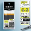 Bolígrafo de Gel Morning&Light K35 Recambio 1008 Punta de Bala 0.5 y Recambio Tipo Pulsador de Secado Rápido G5 Escritura Suave Recambio 2118