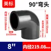 Codo de 90 Grados Estándar Americano Upvc Rongsheng Sch80 Fitting de PVC Químico Codo de Inserción Recto para Suministro de Agua