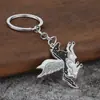 Comércio Exterior Europeu e Americano Sucesso Instantâneo na Amazon Chaveiro de Liga Chaveiro do Signo de Cavalo Chaveiro de Animal Cavalo de Guerra