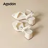 Sandalias de Tacón Grueso Augu Shiden para Mujer 2026 Nuevo Estilo de Verano, Elegantes y Hermosas, Tacones Altos Ligeros y Cómodos para Combinar con Vestidos