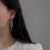 Pendientes pequeños, frescos, largos y elegantes con borlas de estrella estilo hada, adelgazantes y antiedad, joyería coreana Dongdaemun