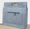 Bolsa de Mão Bolsa para Documentos Capacidade Feltro Bolsa para Livros de Estudante Computador Bolsa de Arquivo de Escritório Masculina