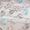 Mapei Transparente Agujero Recto Capullo de Flor Nuevo Nicho Cadena para Teléfono Móvil DIY Cuentas Hechas a Mano Cuentas Sueltas Accesorios para Joyería Material