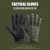 Guantes para Hombre para Exteriores de Fuerzas Especiales Tácticos de Combate Protección Entrenamiento Resistentes al Desgaste Medio Dedo Dedo Largo Cuatro Estaciones Guantes Tácticos