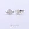 Pendientes de acero de titanio 316L con forma de flor, con forma de mariposa, planeta, corazón, hueso de la oreja, uña, cartílago, joyería anti-perforación.