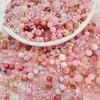 Cuentas de palomitas de maíz, cuentas de colores variados, cuentas de colores para trajes, cuentas navideñas, cuentas de vidrio mixtas, cuentas de arroz, cuentas de bambú, accesorios de joyería para bricolaje