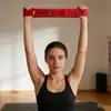 Cinturón de Ejercicio Digital para Yoga, Danza, Fitness y Entrenamiento de Estiramiento, Cinturón Elástico Segmentado de 8 Secciones, Cinturón Elástico Multifuncional para Postura