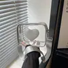 2026 Moda PVC Verano Transparente Tendencia Personalidad Nuevo Simple Corazón Casual Correa Ancha Bolso Cruzado al Hombro para Mujer