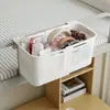 Cesta de Almacenamiento para Nevera, Almacenamiento Varios para Hogar y Dormitorio, Cesta Grande Colgante Extensible, Cesta Colgante para Calcetines y Ropa Interior junto a la Cama