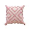 Almohada de Sofá Rosa con Penachos Estilo Ins Nuevo Hogar Estilo Amor Fresco Almohada Desmontable Combinación de Almohadas