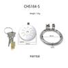 Aço inoxidável flat chastity lock CB chastity cleaner men's wear fake mother device SM penis cage sexy adulto