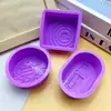 Molde Popular de Folhas Onduladas de Furo Único Doterra Quadrado Redondo Oval Forma DIY Sabão Artesanal Molde Decorativo