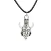 Mascarilla Caliente Transfronteriza Collar Amuleto de Dean Accesorios para Hombres y Mujeres Aleación Vintage Cuerda de Cuero Colgante Adornos Colgantes
