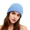 Touca de Tricô com Padrão de Escamas de Peixe Extra Grande e Larga, Touca com Textura Waffle, Touca de Lã Quente à Prova de Vento Sem Costura, Touca para Clima Frio Atacado