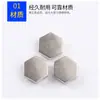 Em estoque suprimento hexagonal impacto prego plano metal impacto prego 12MM Diamante bagagem acessórios hardware acessórios