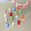 Estrella de cinco puntas brillante cuentas de cerámica hechas a mano cuentas sueltas paquete de materiales para accesorios de joyería DIY pendientes pulsera collar