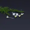 Estilo Coreano Nuevo Resina Aguja de Oreja Colgante Tazón Copa con Zircón Colorido Simple Ambiental Invisible Aretes Accesorios