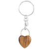 En stock Suministro de bolso de mano de cristal natural con forma de amor para parejas, llavero colgante, accesorios para bolsa de regalo DIY