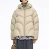 Chaqueta Acolchada con Capucha de Alta Gama Transfronteriza de Pluma de Pato Blanca 90 para Mujer, Estilo Corto, Silueta de Moda de Invierno 2026 Abrigo tipo Capa