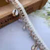 Lantejoulas de Concha Bordadas à Mão, Renda de Tecido Estilo Étnico, Acessórios para Roupas, Acessórios Estilo Étnico
