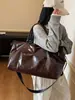 Nueva Bolsa de Viaje de Cuero PU de Alta Calidad, Portátil, Gran Capacidad, Equipaje de Mano, Viaje de Negocios, Bolsa para Equipaje, Bolsa Cruzada para Fitness