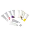 Botella Vacía de Plástico 10g ml Bálsamo Labial Brillo Labial Esmalte Labial Cosméticos Crema para Ojos Transparente Blanca Botella de Tubo Suave Ahora Disponible