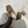Sandalias de cuero para mujer mollykiki estilo Birkenstock con plataforma, nueva colección 2026, mules sin tiras con punta cerrada, perfectas para uso casual