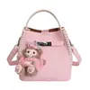 Diseño de Nicho Personalidad Casual Bolso Cubo Textura Simple Bolso Nuevo 2026 Primavera Bolso de Hombro Cruzado para Mujer