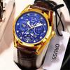 Reloj de pulsera para hombre directo de fábrica, personalidad, tendencia duradera, nuevo, moderno, negro, resistente al agua, luminoso, equipo para caballeros.