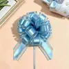 Transfronterizo 50# grande mate metálico tridimensional flor de bola decoración de coche de boda regalos de vacaciones de Navidad cinta de flores