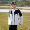 Chaqueta fina de otoño para padres e hijos, chaqueta con capucha impermeable y cortavientos para exteriores 8709