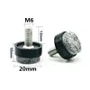 Fieltro Beige Patas Ajustables Tornillo de 1/4 de Pulgada Silencioso Resistente al Desgaste Protección del Piso Accesorios para Muebles Almohadillas de Protección para Muebles