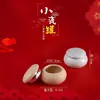 Crema casera de hoja de caqui y astrágalo diy bálsamo labial hecho a mano bálsamo labial frasco de cerámica frasco para bálsamo rubor retro creativo
