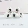 Amazon Xiyin Venda Quente 6x 10mm Contas Cerâmicas com Alfabeto Material para Fazer Pulseira DIY Infantil Conjunto de Contas