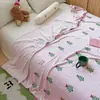 Manta de forro polar de leche Clase A para siesta, manta para pausa del almuerzo en la oficina, manta para cubrir el sofá, manta gruesa y cálida, manta tipo chal para aire acondicionado