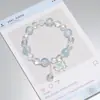 Explosões Super Fada Mori Cristal Lua Pulseira Feminina Design de Nicho Estudante Joker Cor Doce Pulseira de Namorada
