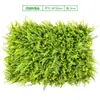 Parede Verde Planta Artificial Decoração de Parede Interior Plantas Verdes Biomórficas Paisagismo Varanda Entrada Grama Artificial de Plástico Falsa