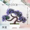 Novo Bonsai de Pinheiro Verde Pequeno de Quatro Bolas Planta Verde em Vaso Interna e Externa Flor em Vaso Decoração Criativa para Casa