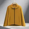 Jaqueta Masculina de Camada Única para Primavera e Outono, Antiestática, à Prova de Vento, Impermeável, Roupa de Trabalho para Viagens ao Ar Livre, Personalizável com Impressão de Logotipo