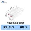 Caja de etiquetado transparente engrosada de grado alimenticio Huierxin, caja de almacenamiento para conservación de alimentos comercial con código de color y temporizador para refrigerador