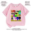 Caja de Ritmos Sprunki Ropa Camiseta Infantil de Algodón Tops de Manga Corta para Niños y Niñas Camisas de Verano de Manga Media Dibujos Animados Modernos